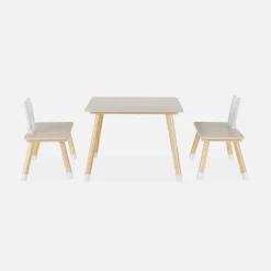 Mesa para niños con 2 sillas