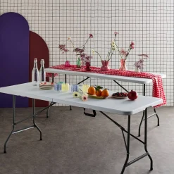 Mesas plegables portátiles para eventos, set de 2