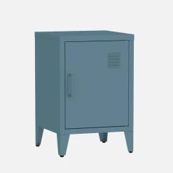 Mesita de estilo industrial con 1 puerta