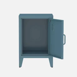 Mesita de estilo industrial con 1 puerta