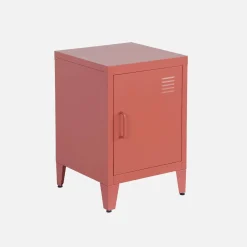 Mesita de estilo industrial con 1 puerta