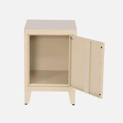 Mesita de estilo industrial con 1 puerta