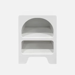 Mesita de noche efecto madera, set de 2