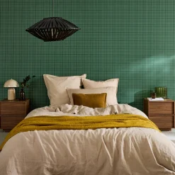 Mesita efecto madera 2 cajones, set de 2