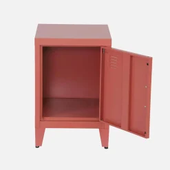 Mesita industrial con 1 puerta, set de 2