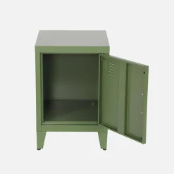 Mesita industrial con 1 puerta, set de 2