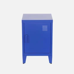 Mesita industrial con 1 puerta, set de 2
