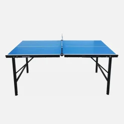 Mini mesa de ping pong interior plegable con 4 raquetas y 6 pelotas, 150cm