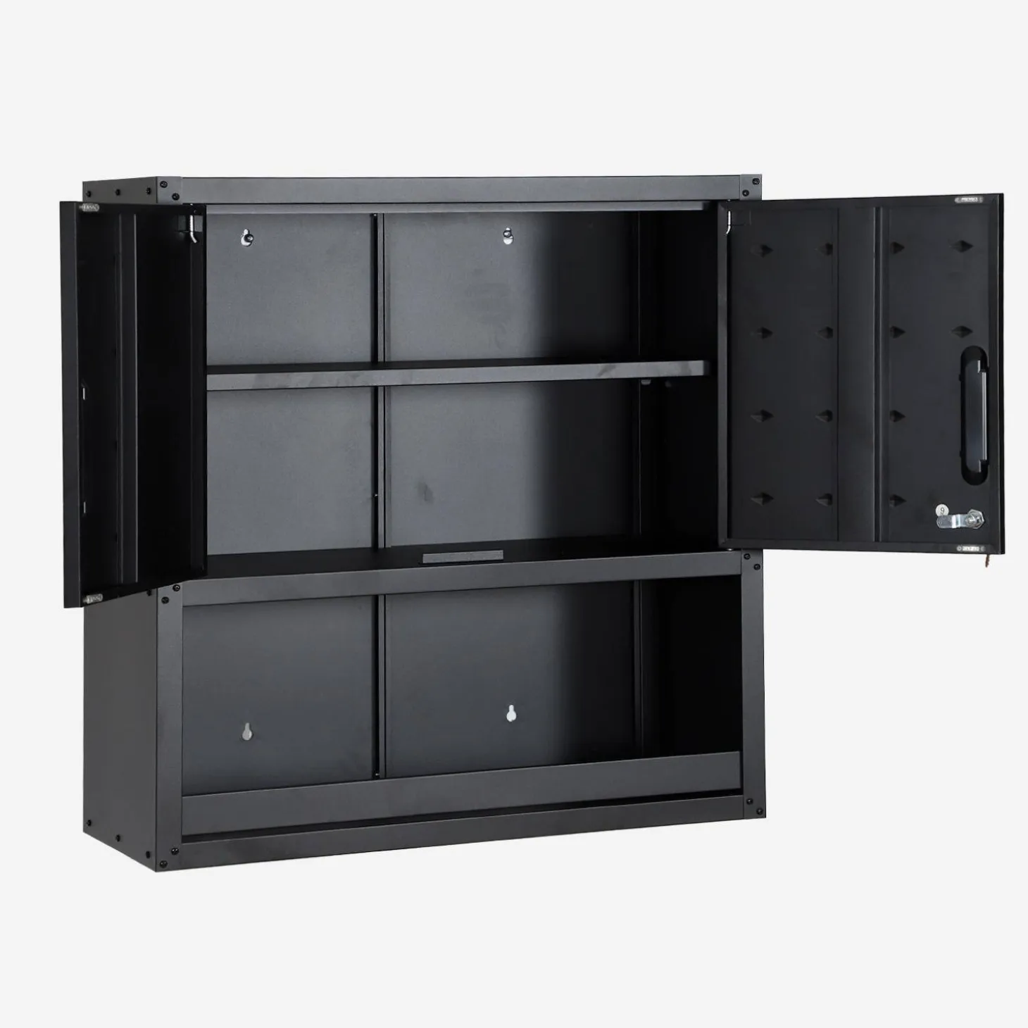 Mueble alto de almacenamiento para garaje con estante