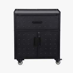 Mueble bajo de almacenamiento para garaje con 1 cajón y 2 puertas