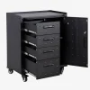 Mueble bajo de almacenamiento para garaje con 4 cajones y una puerta