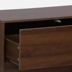 Mueble de almacenaje con efecto madera y 3 cajones