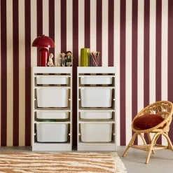 Mueble de almacenamiento infantil 4 cajas, set de 2