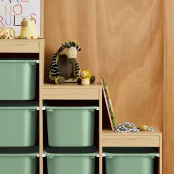 Mueble de almacenamiento infantil escalera, 6 cajones de almacenamiento