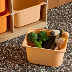 Mueble de almacenamiento infantil, 6 cajas coloridas