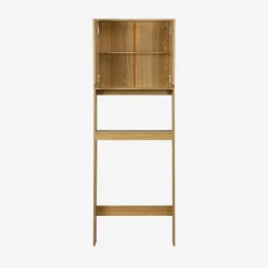 Mueble de baño/estantería vintage decorado en madera