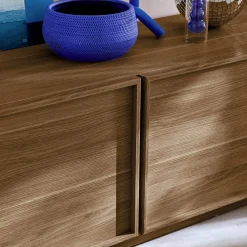 Mueble de TV de decoración de madera 3 puertas, 180cm