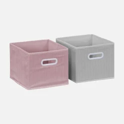 Mueble infantil con 4 cestas de terciopelo