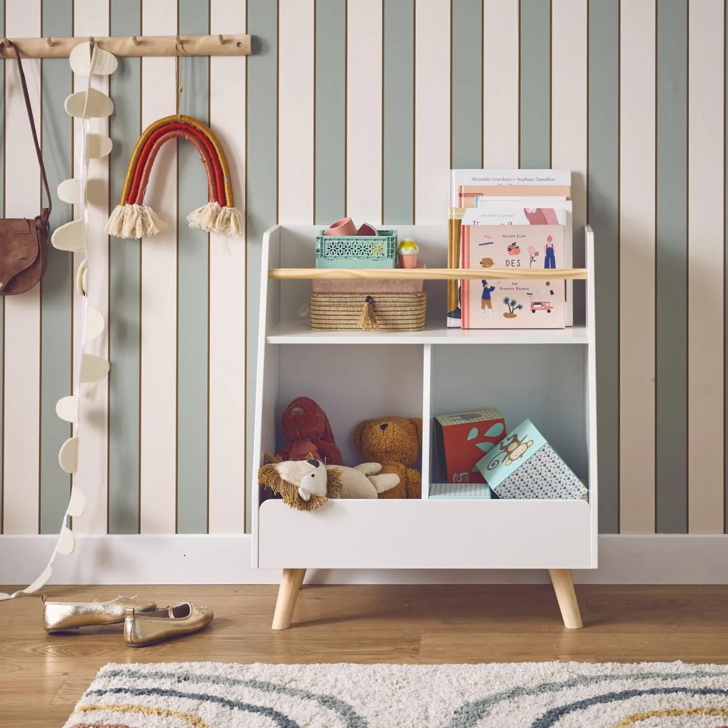 Mueble para niños, 2 compartimentos