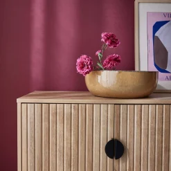 Mueble TV con efecto madera, 160cm