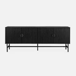 Mueble TV con efecto madera, 160cm