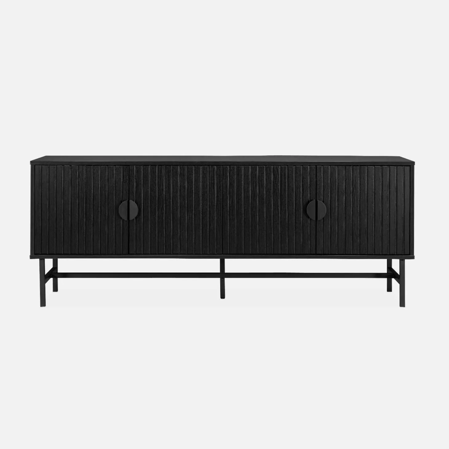 Mueble TV con efecto madera, 160cm