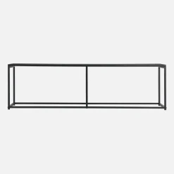 Mueble TV de metal con barra de refuerzo, 140cm