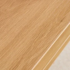 Mueble TV decoración madera y mimbre 2 puertas, 140cm