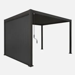 Panel con lamas orientables para pérgola bioclimática de aluminio, 3x3m V2 4x3m 6x3m