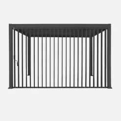 Panel de 4m con lamas orientables para pérgola bioclimática