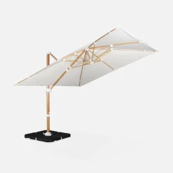 Parasol cuadrado excéntrico, 3x3m
