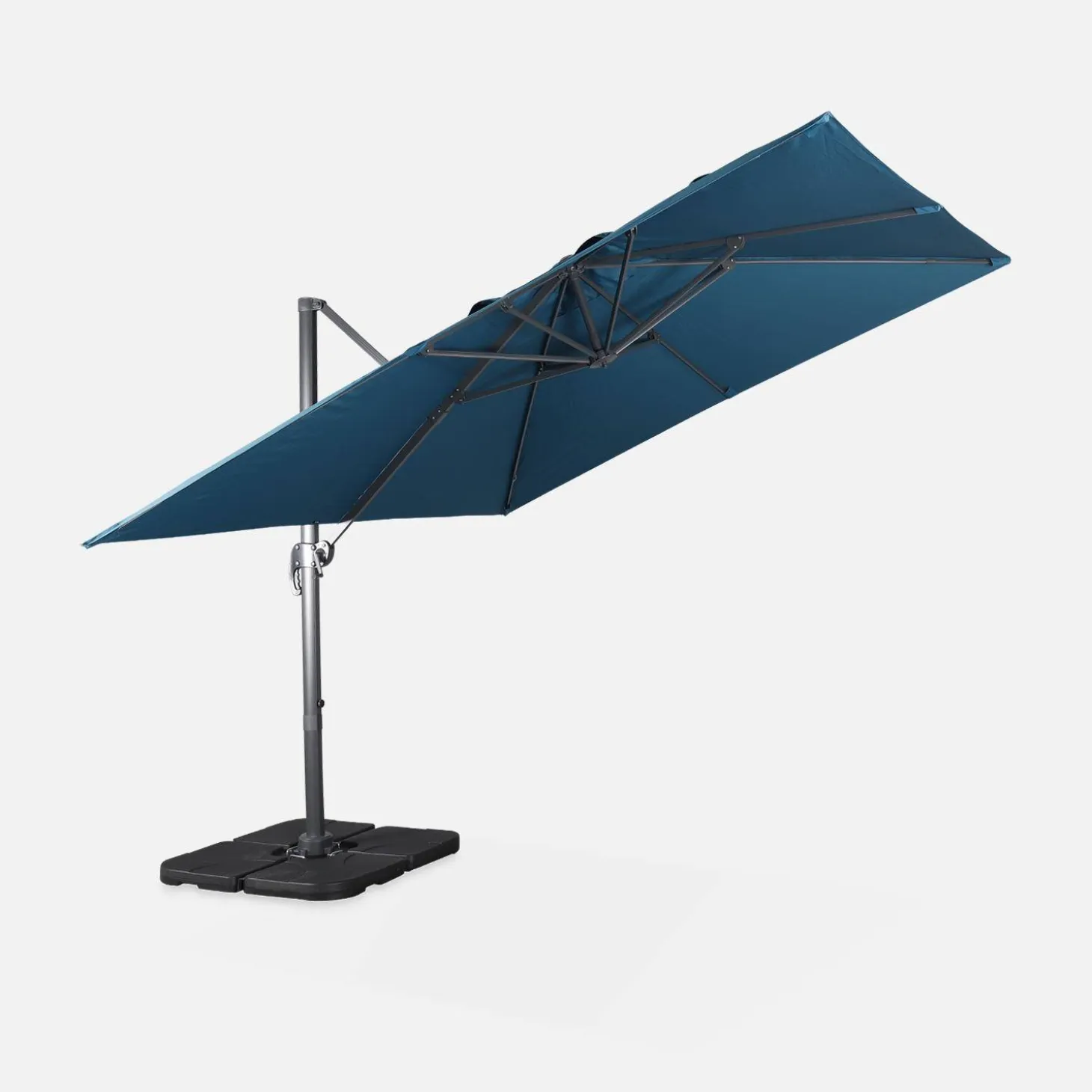 Parasol cuadrado excéntrico, 3x3m
