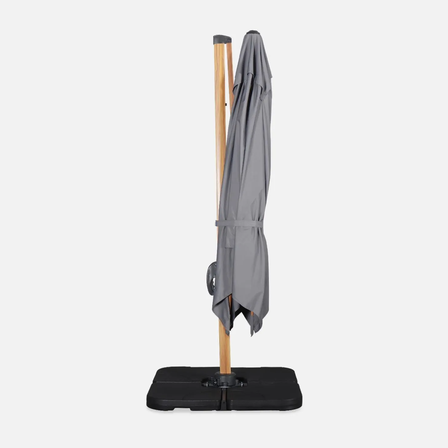 Parasol cuadrado excéntrico, 3x3m