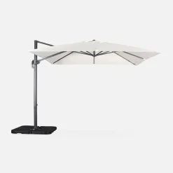 Parasol cuadrado excéntrico, 3x3m