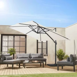 Parasol cuadrado excéntrico, 3x3m