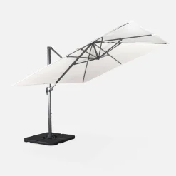 Parasol cuadrado excéntrico, 3x3m