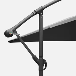 Parasol cuadrado excéntrico, 3x3m