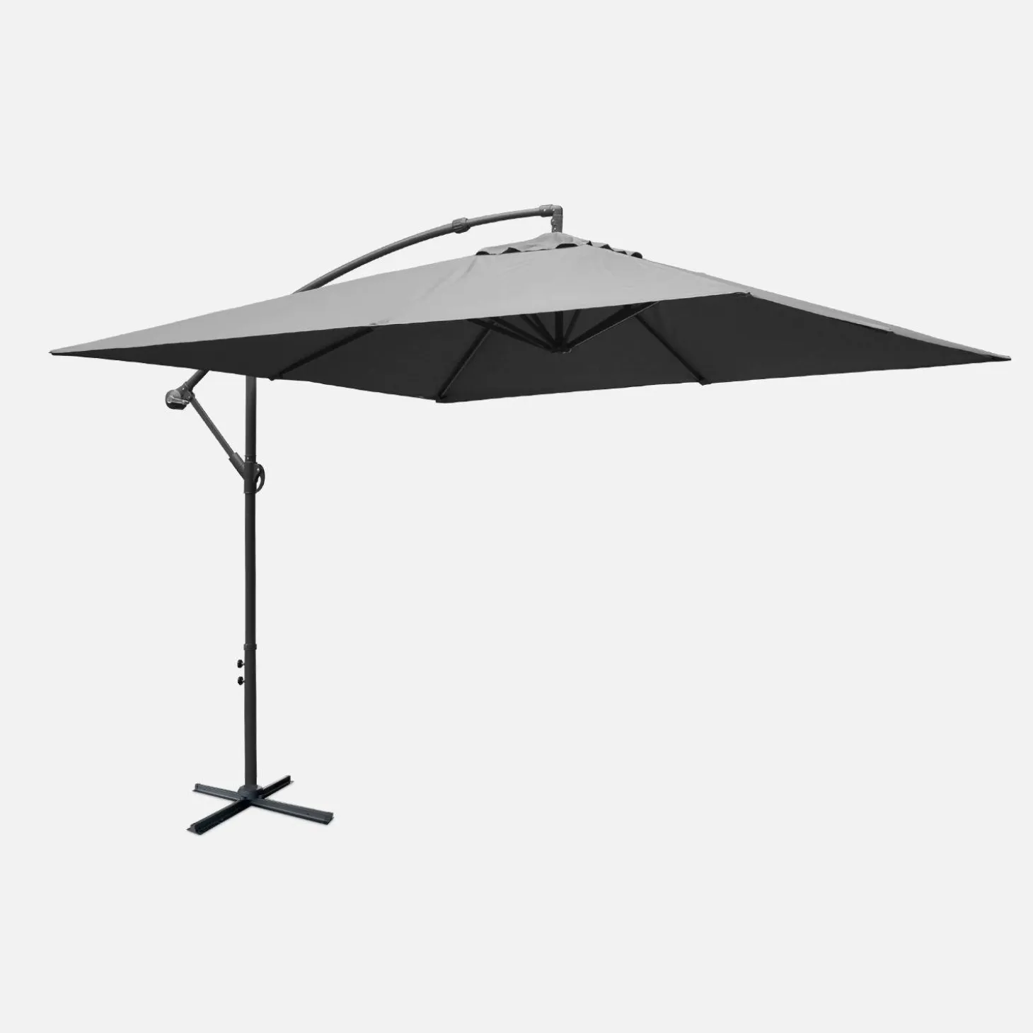 Parasol cuadrado excéntrico, 3x3m