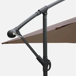 Parasol cuadrado excéntrico, 3x3m