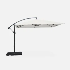 Parasol cuadrado excéntrico, 3x3m