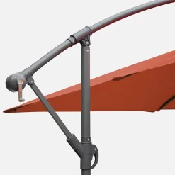 Parasol cuadrado excéntrico, 3x3m