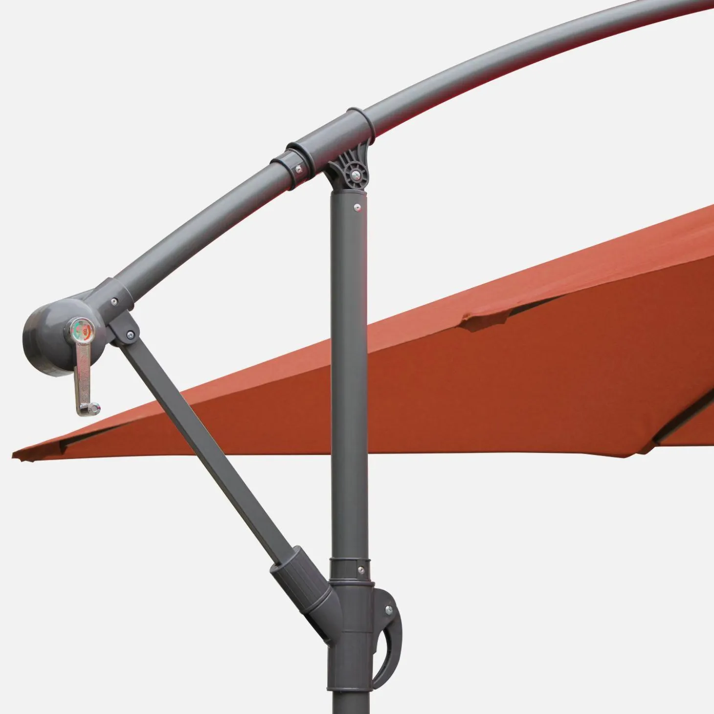 Parasol cuadrado excéntrico, 3x3m
