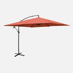 Parasol cuadrado excéntrico, 3x3m