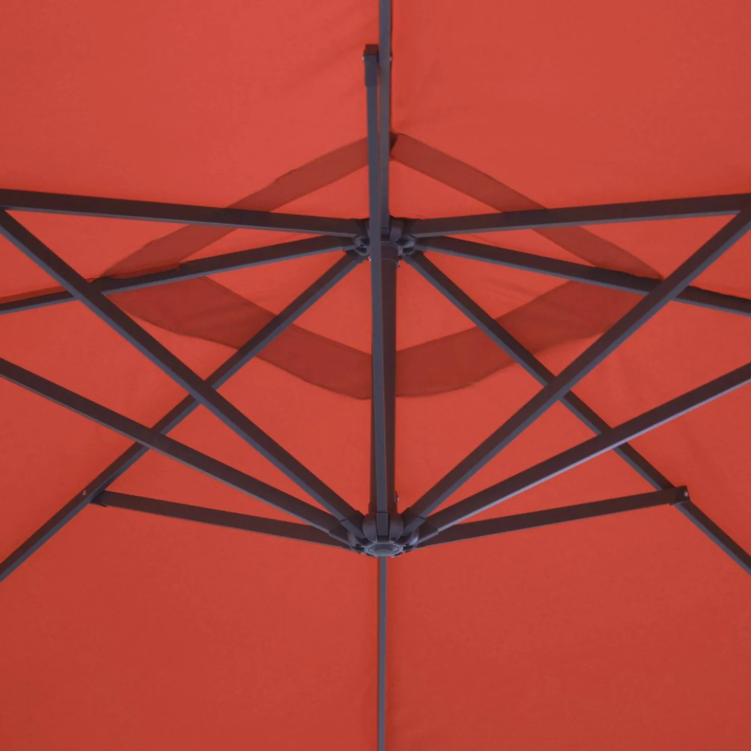 Parasol cuadrado excéntrico, 3x3m
