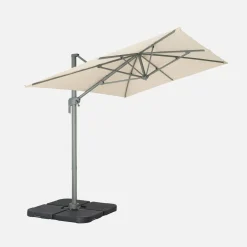 Parasol rectangular excéntrico, 3x2m