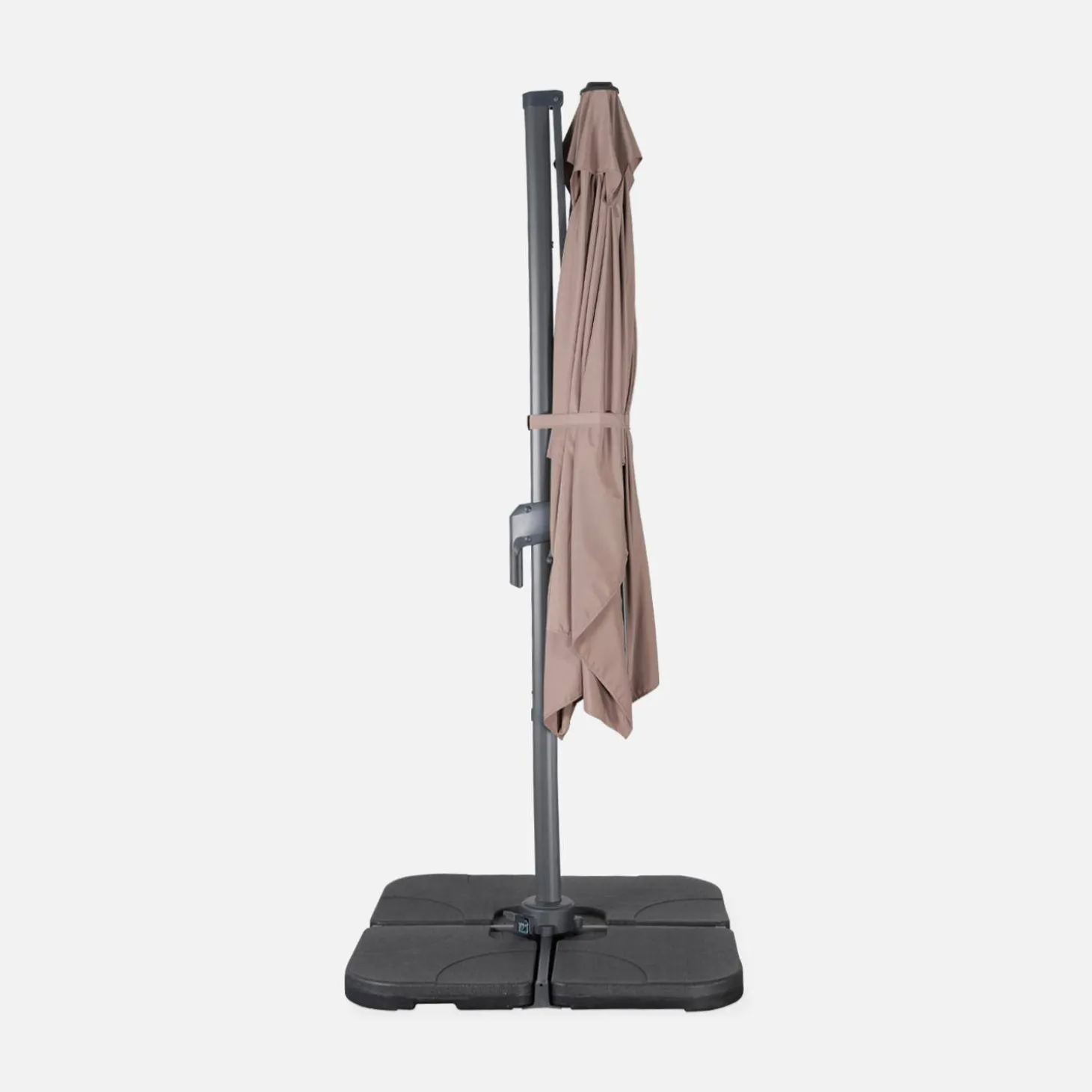 Parasol rectangular excéntrico, 3x2m
