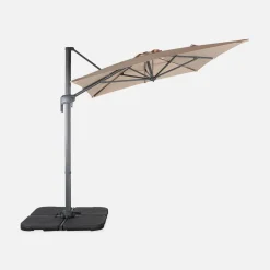 Parasol rectangular excéntrico, 3x2m
