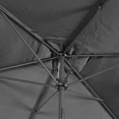 Parasol rectangular poste efecto madera, 2x3m