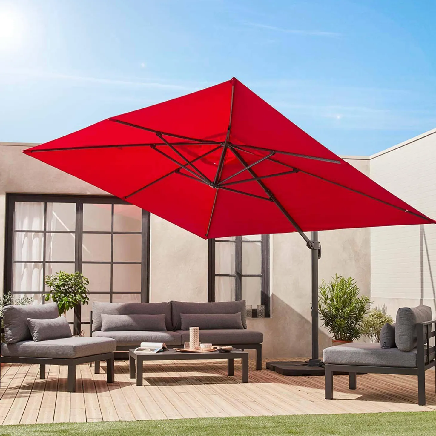 Parasol rectangular, 3x4m