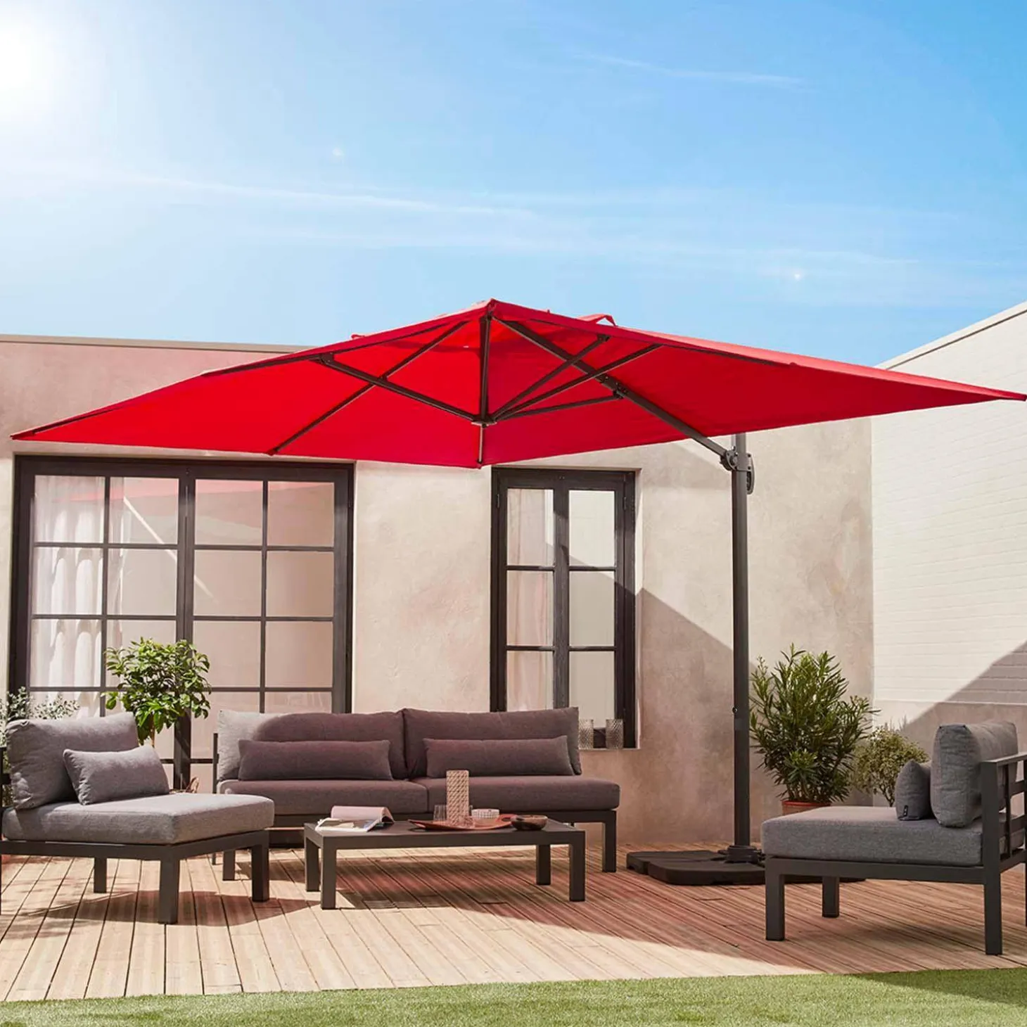 Parasol rectangular, 3x4m